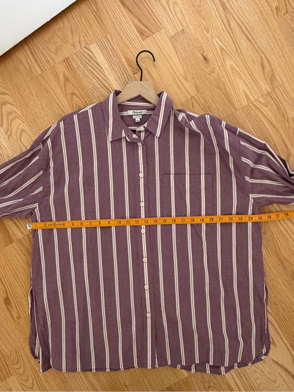 Madewell Oversized Poplin Shirt, L - Picture 6 of 10